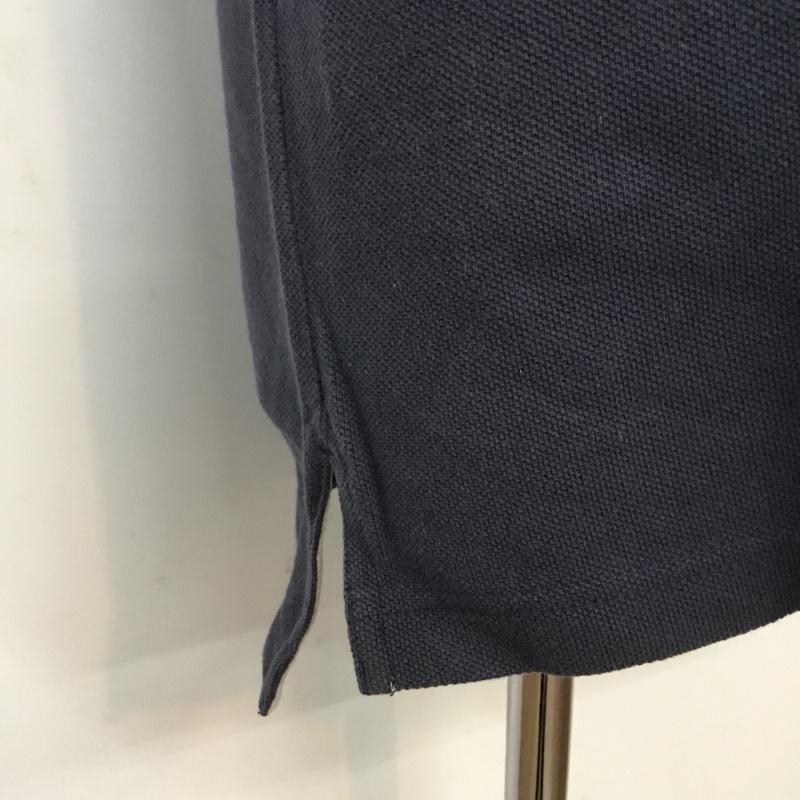 トミーヒルフィガー TOMMY HILFIGER ポロシャツ 半袖 84464601 スキッパー 鹿の子 S ロゴ、文字 灰 / グレー / X 白 / ホワイト / X 紺 / ネイビー /  メンズ USED 古着 中古 10061793