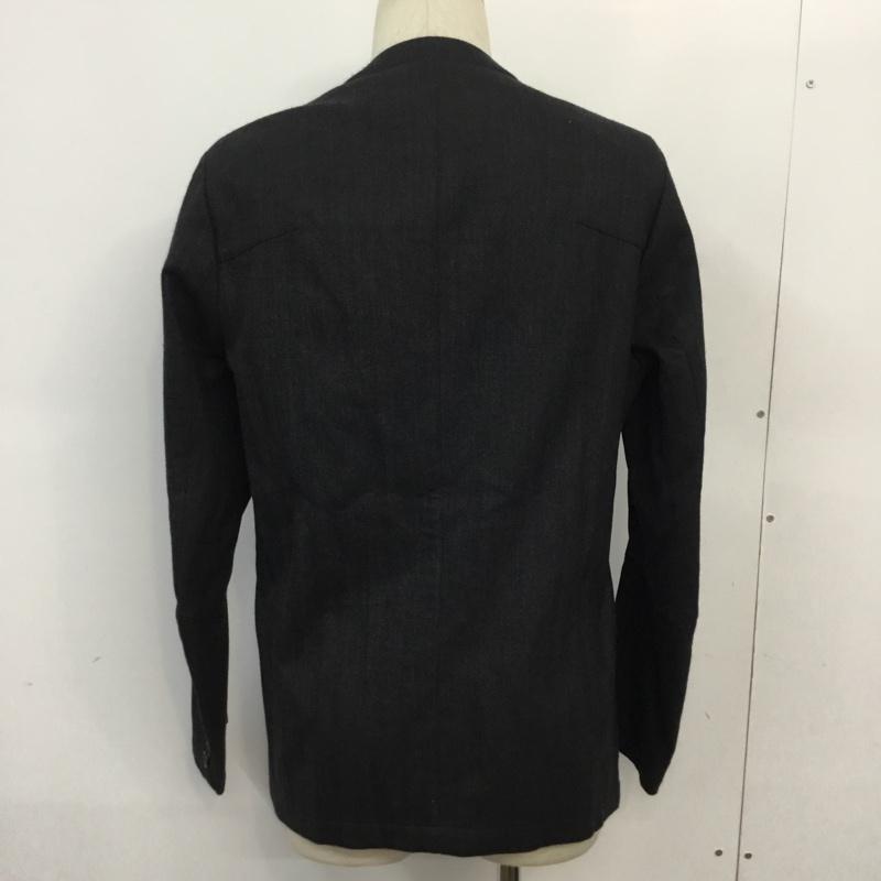 テーアッシュウ THE ジャケット、上着 ジャケット、ブレザー 2010SS THE-0553 Vネック 46 無地 チャコールグレー / チャコールグレー /  メンズ USED 古着 中古 10061999
