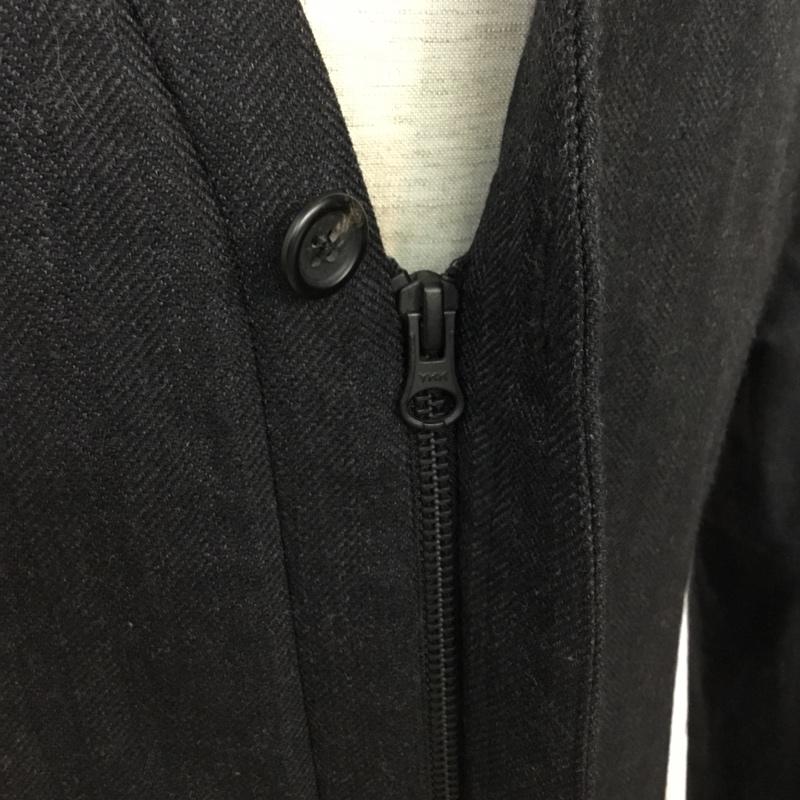 テーアッシュウ THE ジャケット、上着 ジャケット、ブレザー 2010SS THE-0553 Vネック 46 無地 チャコールグレー / チャコールグレー /  メンズ USED 古着 中古 10061999