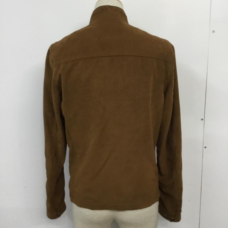 ザラメン ZARA MAN ジャケット、上着 ジャケット、ブレザー 4341 362 704 ノーカラー スウェード調 S 無地 キャメル / キャメル /  メンズ USED 古着 中古 10062061
