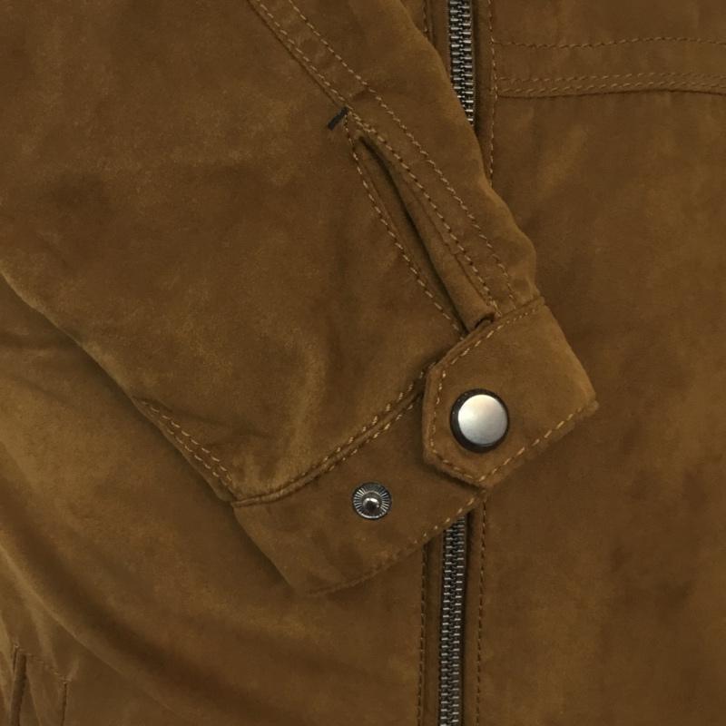 ザラメン ZARA MAN ジャケット、上着 ジャケット、ブレザー 4341 362 704 ノーカラー スウェード調 S 無地 キャメル / キャメル /  メンズ USED 古着 中古 10062061