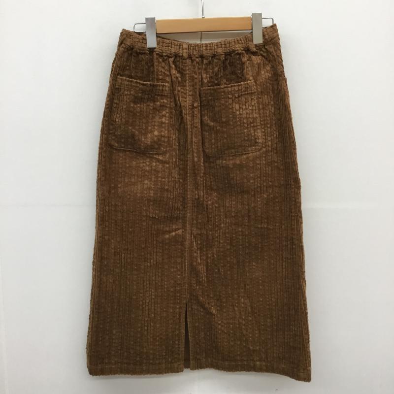 エヘカソポ ehka sopo スカート ひざ丈スカート コーデュロイスカート FREE 茶 / ブラウン /  レディース USED 古着 中古 10062136