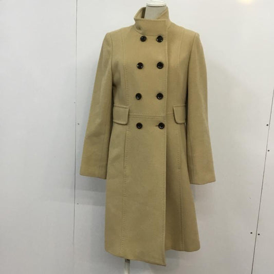 ノーリーズ NOLLEY'S コート コート一般 9241508002 ウール カシミヤ スタンドカラー ダブルボタン 無地 ベージュ / ベージュ /  レディース USED 古着 中古 10062149