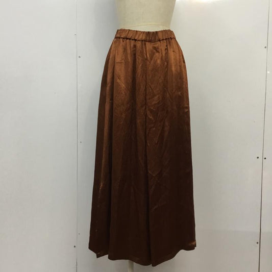 ルフトローブ Luftrobe パンツ キュロット 84-64161021 ワイドパンツ スカンツ 36 無地 茶 / ブラウン /  レディース USED 古着 中古 10062316