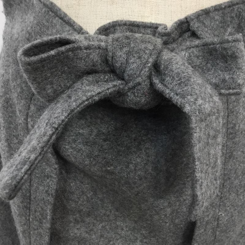 スライ SLY スカート ひざ丈スカート 030AAM31-2280 FRONT BELTED WOOL LIKE SK ベルト 2 無地 灰 / グレー /  レディース USED 古着 中古 10062336