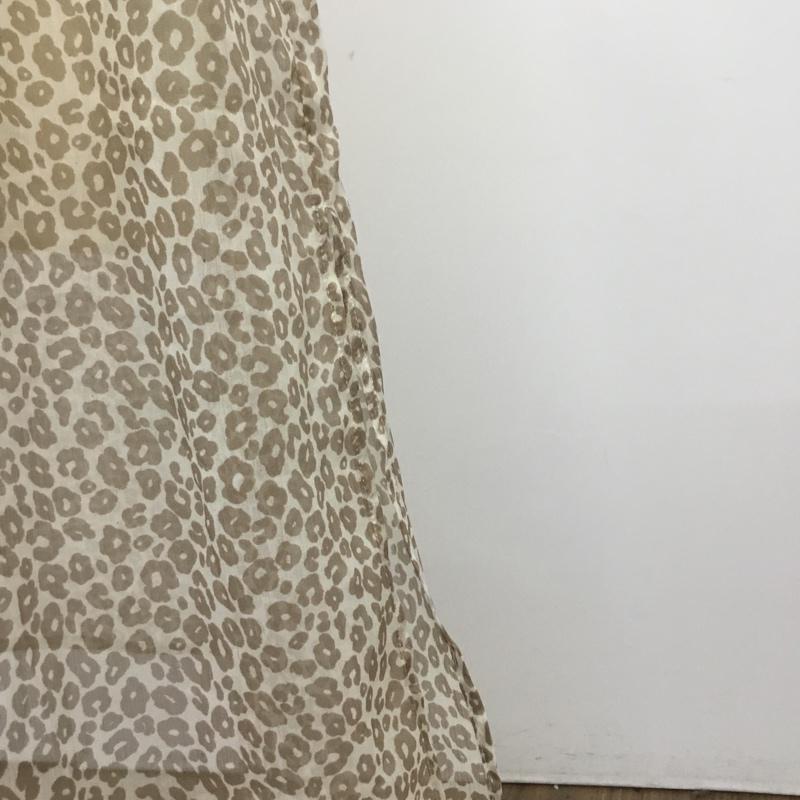 ニコアンド niko and... スカート ロングスカート ST94CM09WS スリット ヒョウ柄・レオパード柄 ベージュ / ベージュ /  レディース USED 古着 中古 10062337