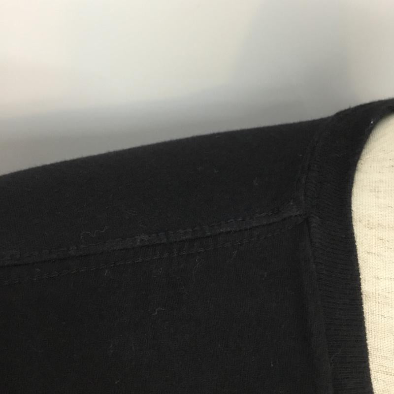 トミーヒルフィガー TOMMY HILFIGER Tシャツ 半袖 C81 7868679 Vネック ワンポイント S 刺繍 黒 / ブラック /  メンズ USED 古着 中古 10062532