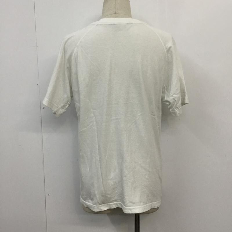 カーハート Carhartt Tシャツ 半袖 クルーネック ラグランスリーブ 刺繍 ロゴ、文字 白 / ホワイト /  メンズ USED 古着 中古 10062546