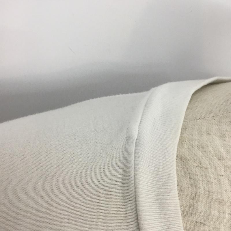カーハート Carhartt Tシャツ 半袖 クルーネック ラグランスリーブ 刺繍 ロゴ、文字 白 / ホワイト /  メンズ USED 古着 中古 10062546