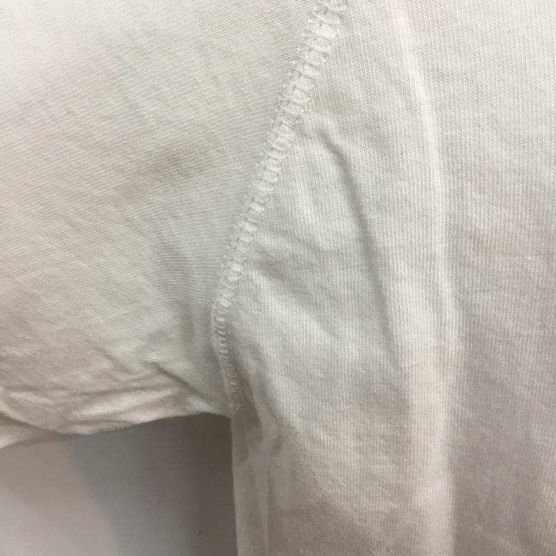 カーハート Carhartt Tシャツ 半袖 クルーネック ラグランスリーブ 刺繍 ロゴ、文字 白 / ホワイト /  メンズ USED 古着 中古 10062546