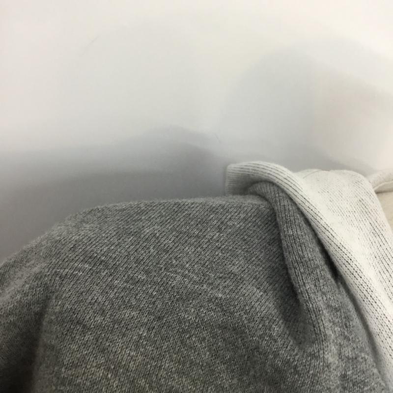 ナノユニバース nano・universe カーディガン 長袖 668-9122021 ダブルフェイスフードロングカーディガン M 無地 灰 / グレー / X 白 / ホワイト /  メンズ USED 古着 中古 10062548