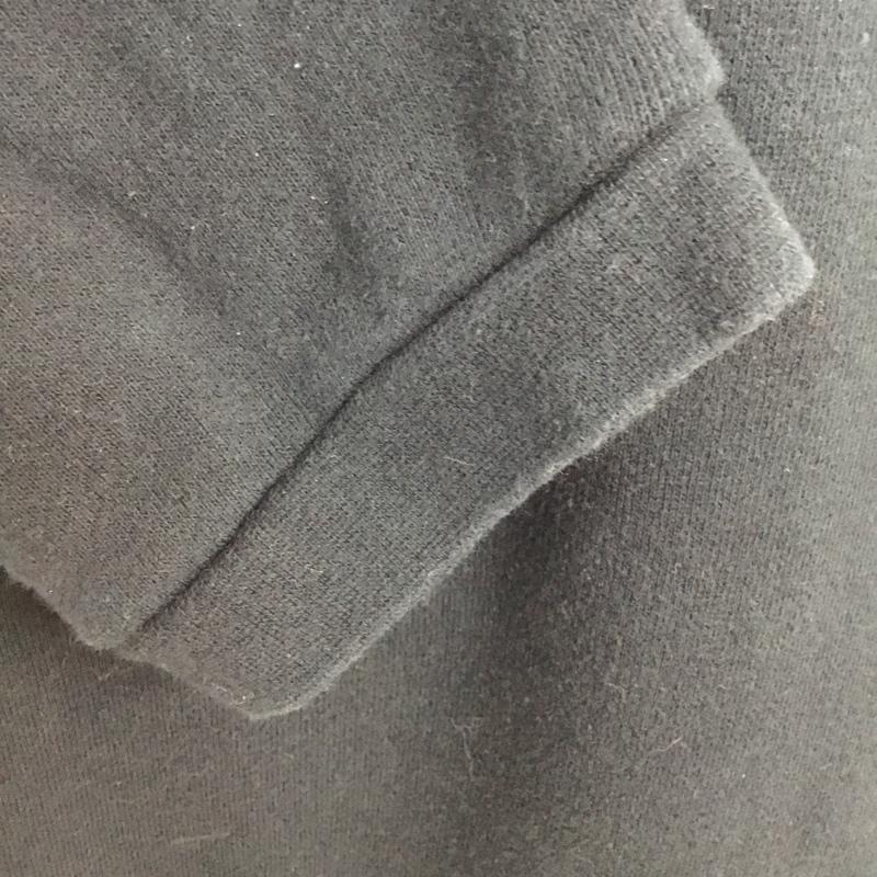 ミルクフェド MILKFED. ワンピース ひざ丈スカート スウェットワンピース S ロゴ、文字 黒 / ブラック /  レディース USED 古着 中古 10062650