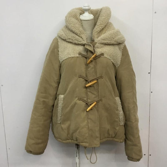アズノゥアズ as know as コート コート一般 QH7181 中綿 ボア 無地 ベージュ / ベージュ /  レディース USED 古着 中古 10062708