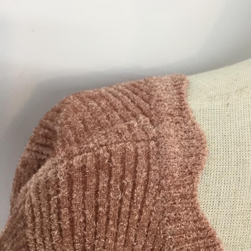 ジルスチュアート JILLSTUART カーディガン 七分袖 125-7270184 モールヤーンニット FREE 桃 / ピンク /  レディース USED 古着 中古 10062714