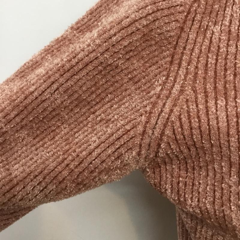 ジルスチュアート JILLSTUART カーディガン 七分袖 125-7270184 モールヤーンニット FREE 桃 / ピンク /  レディース USED 古着 中古 10062714