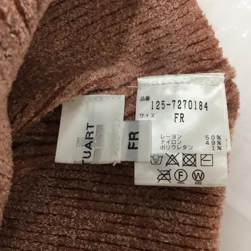 ジルスチュアート JILLSTUART カーディガン 七分袖 125-7270184 モールヤーンニット FREE 桃 / ピンク /  レディース USED 古着 中古 10062714