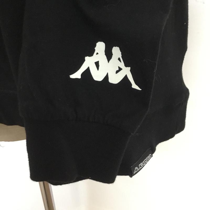 カッパ Kappa Tシャツ 長袖 X59501A ロンＴ M ロゴ、文字 黒 / ブラック /  メンズ USED 古着 中古 10062718