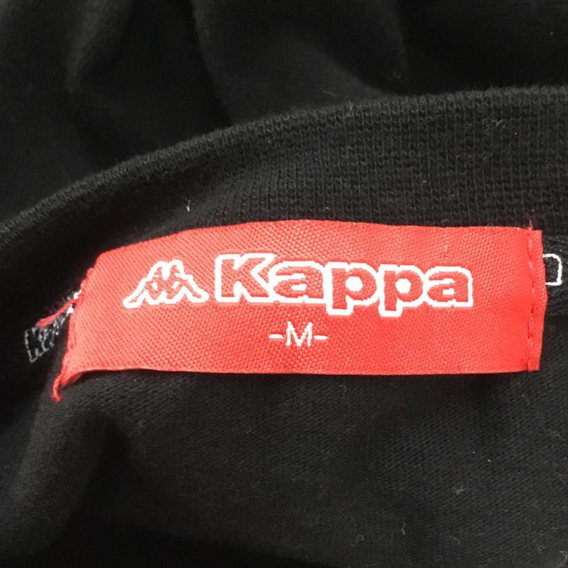 カッパ Kappa Tシャツ 長袖 X59501A ロンＴ M ロゴ、文字 黒 / ブラック /  メンズ USED 古着 中古 10062718