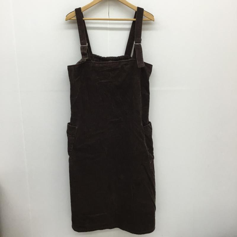 サマンサモスモス SM2 ワンピース ひざ丈スカート FREE 茶 / ブラウン /  レディース USED 古着 中古 10062912