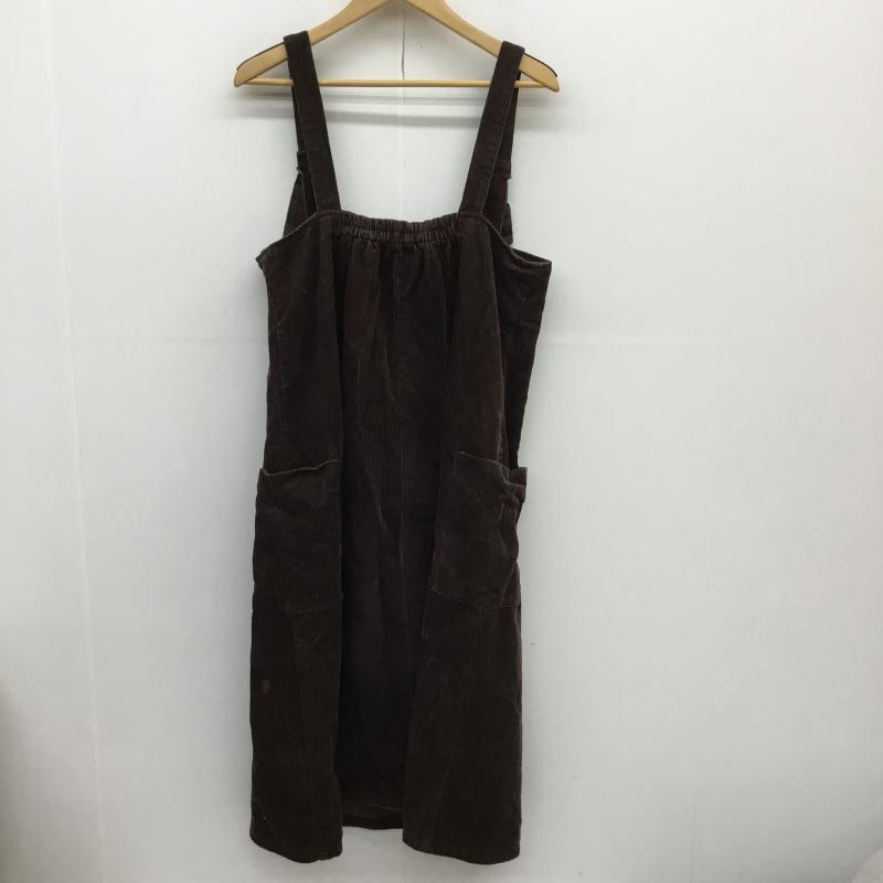 サマンサモスモス SM2 ワンピース ひざ丈スカート FREE 茶 / ブラウン /  レディース USED 古着 中古 10062912