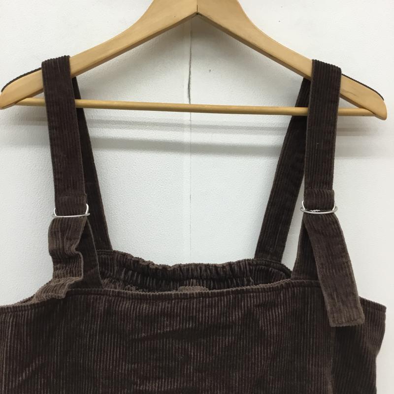 サマンサモスモス SM2 ワンピース ひざ丈スカート FREE 茶 / ブラウン /  レディース USED 古着 中古 10062912