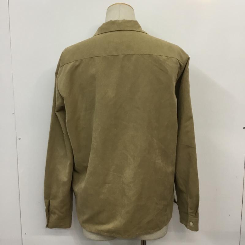 ユニバーサルオーバーオール UNIVERSAL OVERALL シャツ、ブラウス 長袖 M 無地 ベージュ / ベージュ /  メンズ USED 古着 中古 10062961