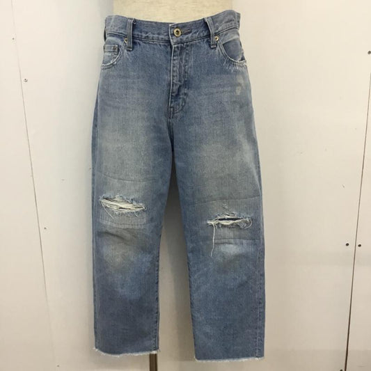 レイジブルー RAGEBLUE パンツ デニム、ジーンズ ダメージデニムパンツ 30インチ 無地 インディゴ / インディゴ /  メンズ USED 古着 中古 10063051