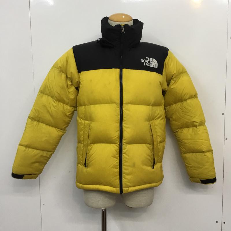 ザノースフェイス THE NORTH FACE ジャケット、上着 ダウンジャケット ND91841 Nuptse Jacket ヌプシジャケット M 無地 X ロゴ、文字 黒 / ブラック / X 黄 / イエロー /  メンズ USED 古着 中古 10063065