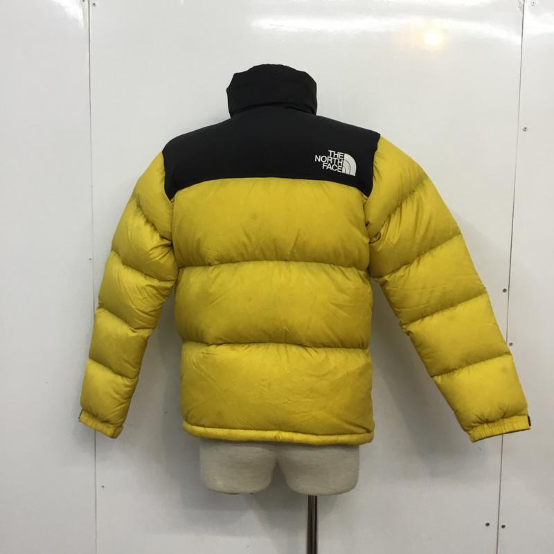ザノースフェイス THE NORTH FACE ジャケット、上着 ダウンジャケット ND91841 Nuptse Jacket ヌプシジャケット M 無地 X ロゴ、文字 黒 / ブラック / X 黄 / イエロー /  メンズ USED 古着 中古 10063065