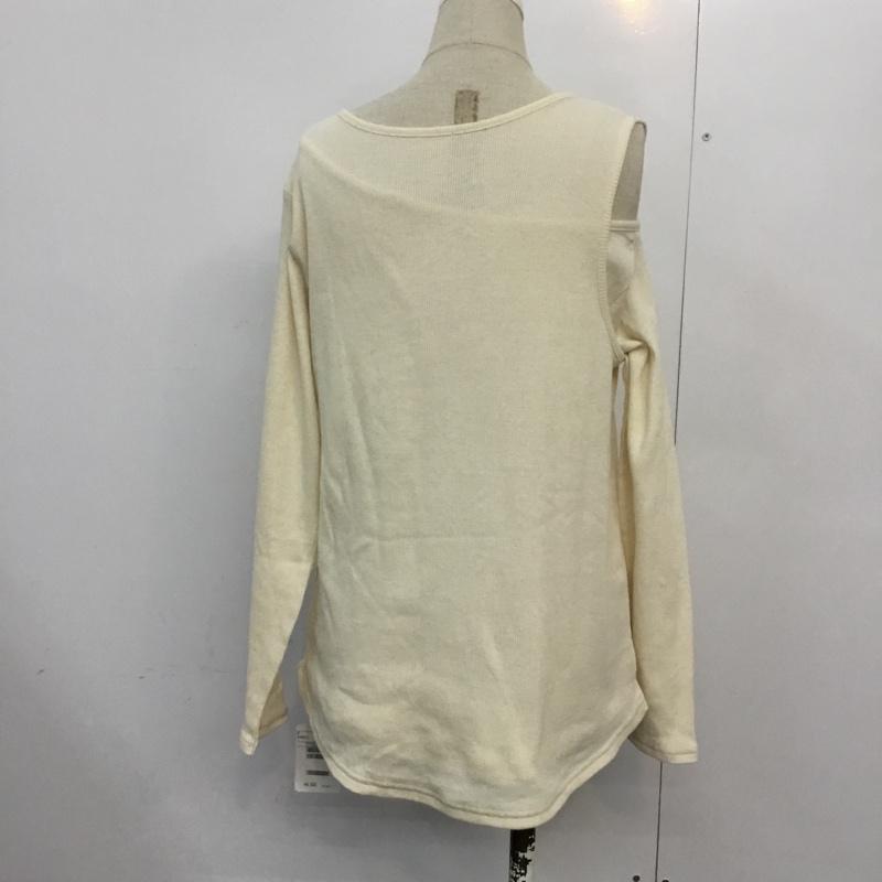 フリークスストア FREAK'S STORE カットソー 長袖 ネップテレコLSレイヤートップス タグ付き FREE 無地 オフホワイト / オフホワイト /  レディース USED 古着 中古 10063122