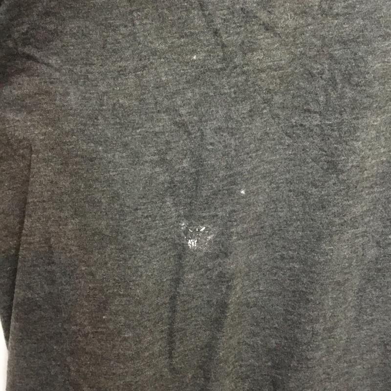 古着 USED Tシャツ 半袖 クルーネック L プリント チャコールグレー / チャコールグレー /  メンズ USED 古着 中古 10063286