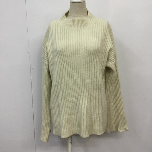 ローリーズファーム LOWRYS FARM ニット、セーター 長袖 M 無地 白 / ホワイト /  レディース USED 古着 中古 10063400