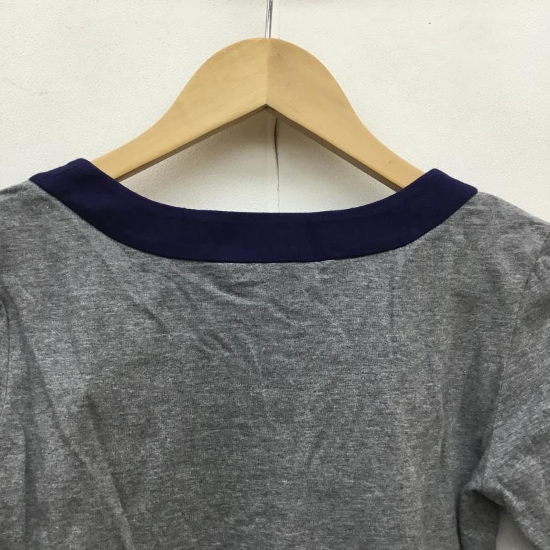 ローラ アシュレイ LAURA ASHLEY カットソー 七分袖 1 灰 / グレー /  レディース USED 古着 中古 10063500