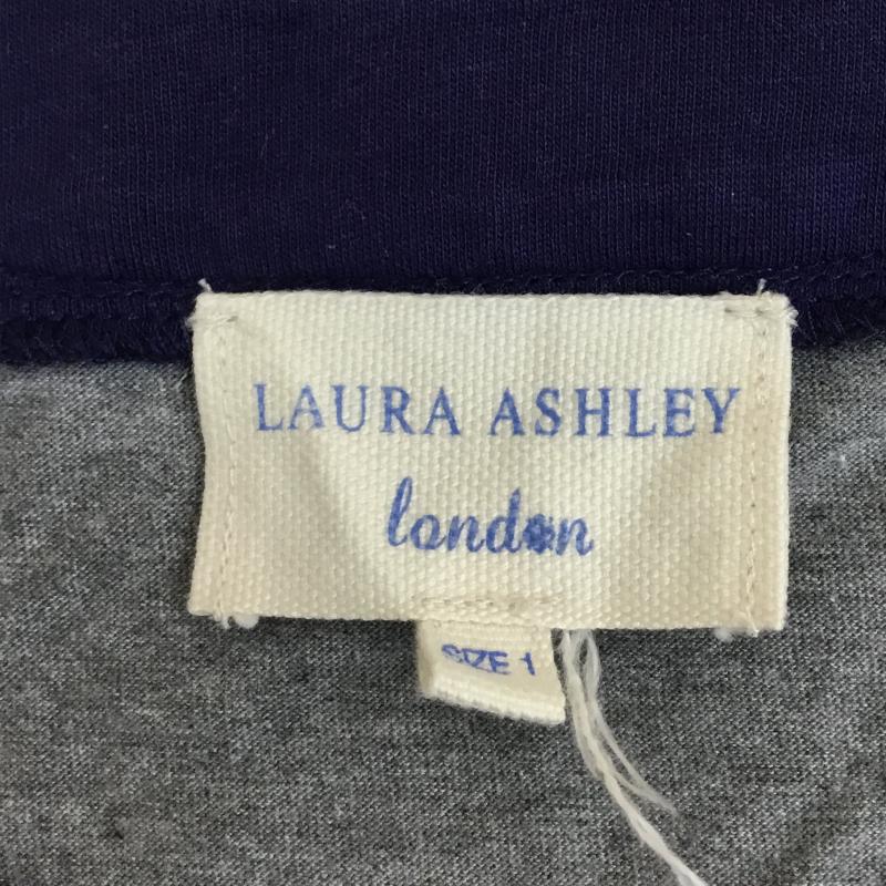 ローラ アシュレイ LAURA ASHLEY カットソー 七分袖 1 灰 / グレー /  レディース USED 古着 中古 10063500