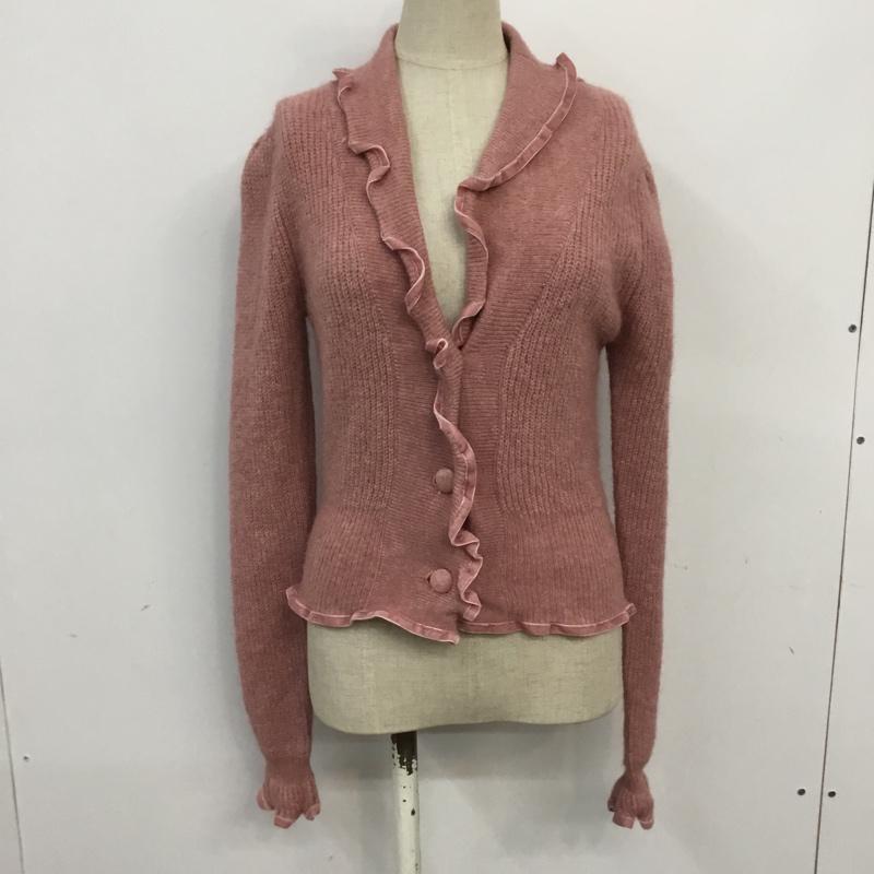 ザラ ZARA カーディガン 長袖 S 無地 桃 / ピンク /  レディース USED 古着 中古 10063637