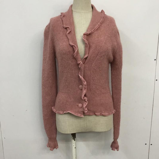 ザラ ZARA カーディガン 長袖 S 無地 桃 / ピンク /  レディース USED 古着 中古 10063637