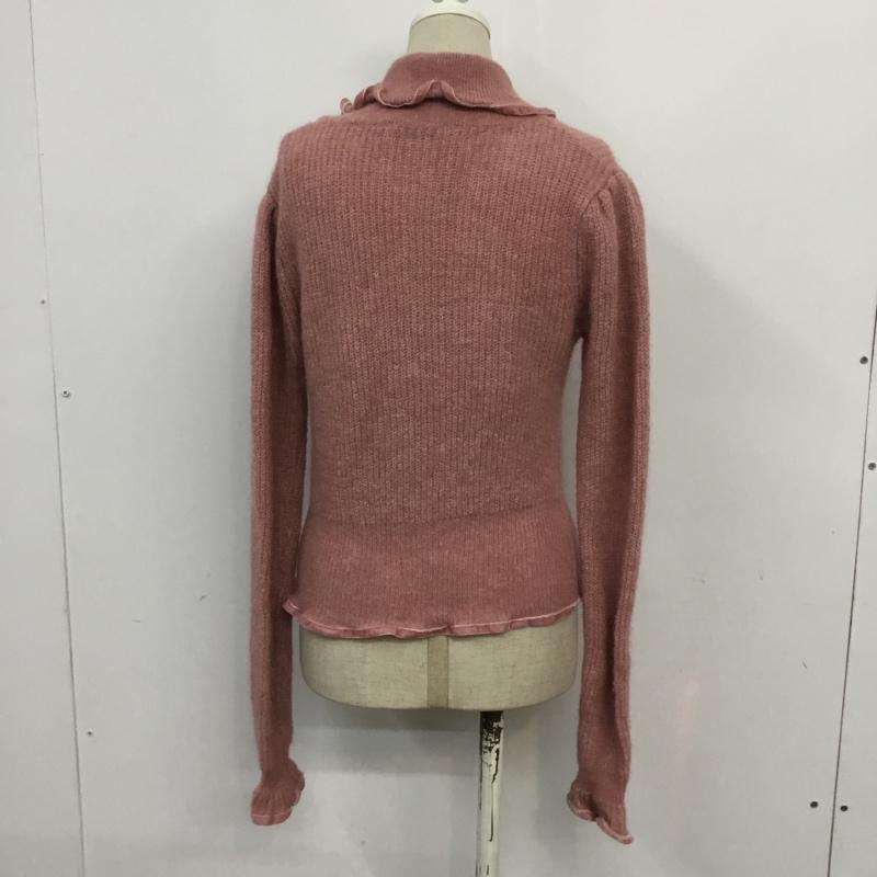 ザラ ZARA カーディガン 長袖 S 無地 桃 / ピンク /  レディース USED 古着 中古 10063637