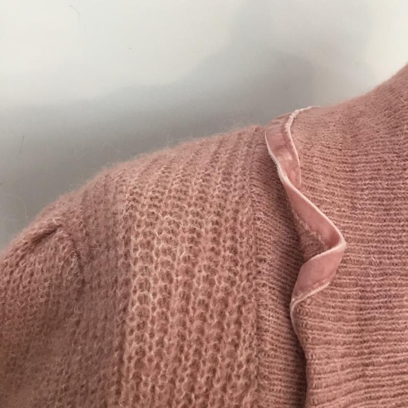 ザラ ZARA カーディガン 長袖 S 無地 桃 / ピンク /  レディース USED 古着 中古 10063637