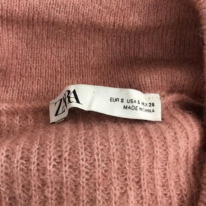 ザラ ZARA カーディガン 長袖 S 無地 桃 / ピンク /  レディース USED 古着 中古 10063637