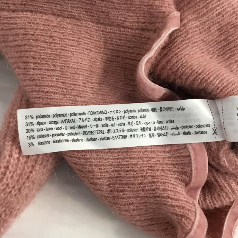 ザラ ZARA カーディガン 長袖 S 無地 桃 / ピンク /  レディース USED 古着 中古 10063637