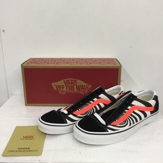 バンズ VANS スニーカー スニーカー VN0A5FBM2U1 STYLE36 OLDSKOOL 28cm 箱有 28.0cm ゼブラ柄 黒 / ブラック / X 白 / ホワイト / X 橙 / オレンジ /  メンズ USED 古着 中古 10063667