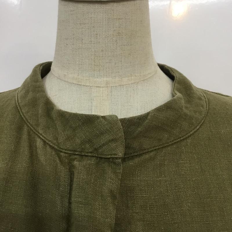 ザラベーシック ZARA BASIC ジャケット、上着 ジャケット、ブレザー XS 無地 カーキ / カーキ /  レディース USED 古着 中古 10063815
