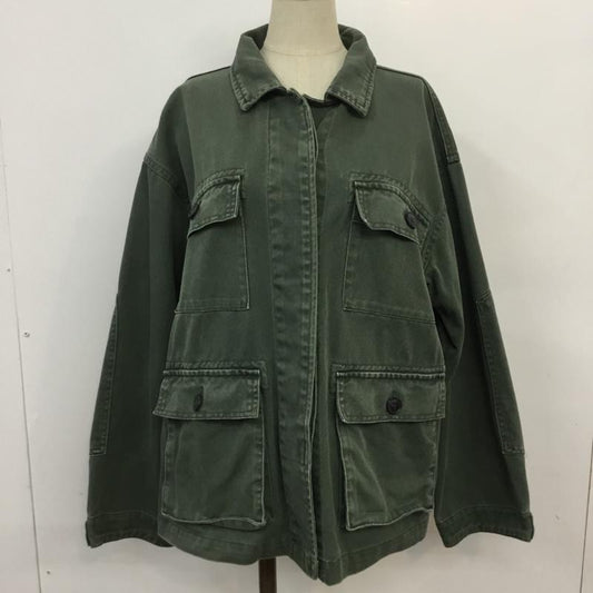 ザラティーアールエフ ZARA TRF ジャケット、上着 ジャンパー、ブルゾン 無地 カーキ / カーキ /  レディース USED 古着 中古 10063817