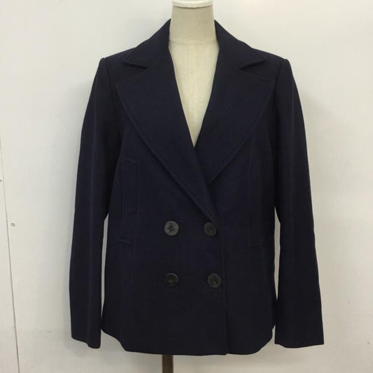 ザラベーシック ZARA BASIC ジャケット、上着 ジャケット、ブレザー 7706 274 401 Pコート XS 無地 紺 / ネイビー /  レディース USED 古着 中古 10063967