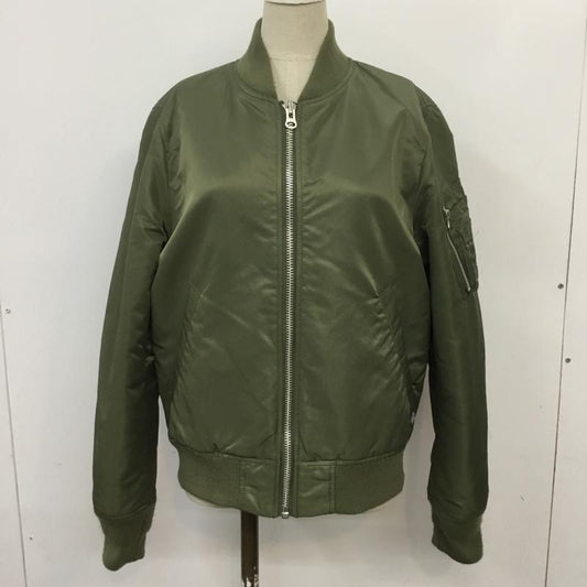 ディッキーズ Dickies ジャケット、上着 ジャンパー、ブルゾン 171W10WD11 中綿 MA-1 M 無地 カーキ / カーキ /  レディース USED 古着 中古 10063973
