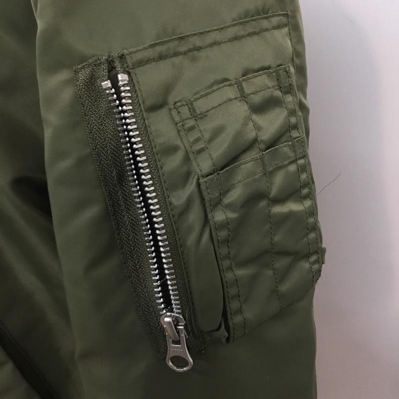 ディッキーズ Dickies ジャケット、上着 ジャンパー、ブルゾン 171W10WD11 中綿 MA-1 M 無地 カーキ / カーキ /  レディース USED 古着 中古 10063973