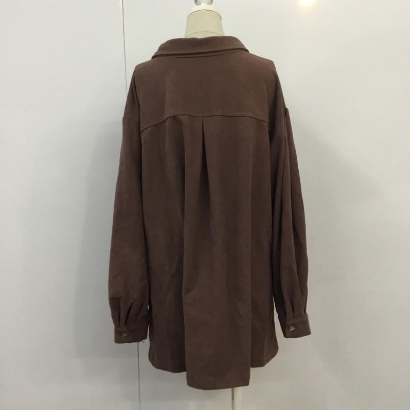 ヘザー Heather カットソー 長袖 HE060007MT レースアップ FREE 無地 紫 / パープル /  レディース USED 古着 中古 10064038