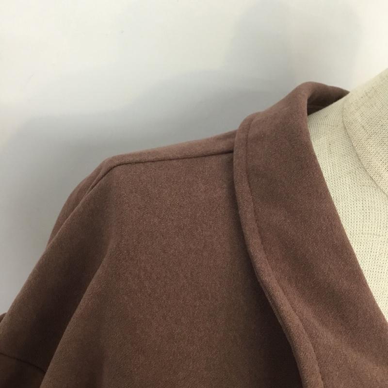 ヘザー Heather カットソー 長袖 HE060007MT レースアップ FREE 無地 紫 / パープル /  レディース USED 古着 中古 10064038