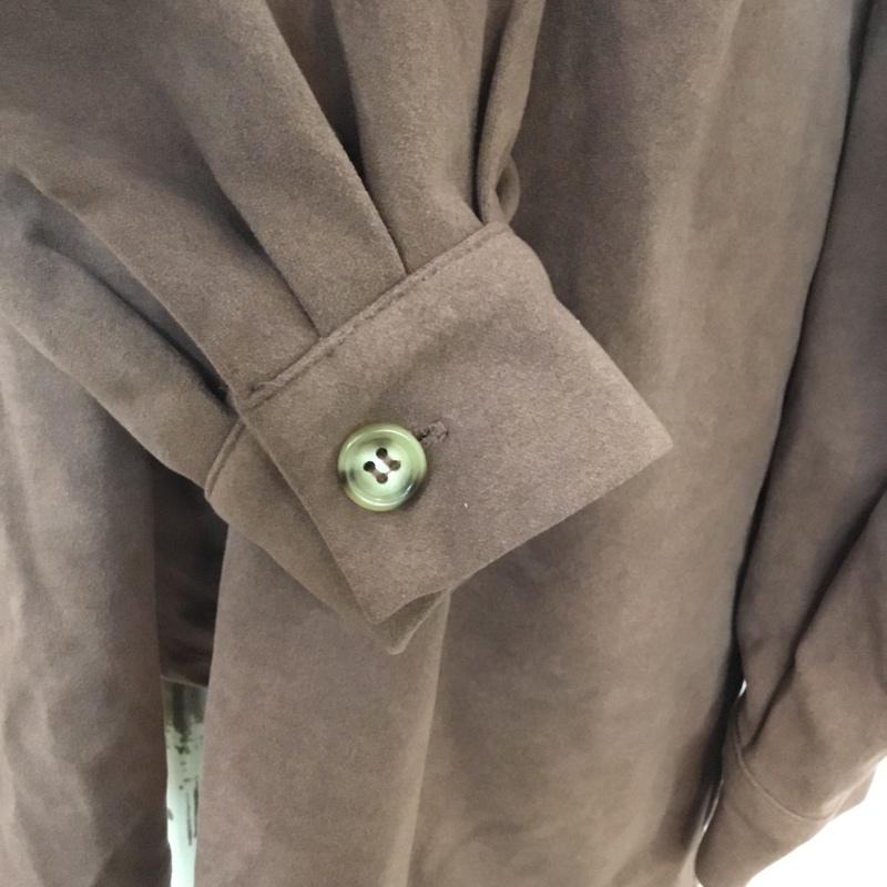 ヘザー Heather カットソー 長袖 HE060007MT レースアップ FREE 無地 紫 / パープル /  レディース USED 古着 中古 10064038