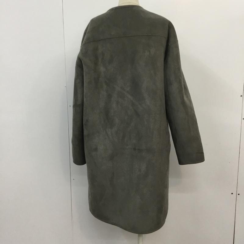 アーバンリサーチサニーレーベル URBAN RESEARCH Sonny Label コート コート一般 LA87-27T902 フェイクムートンリバーコート FREE 無地 灰 / グレー /  レディース USED 古着 中古 10064306